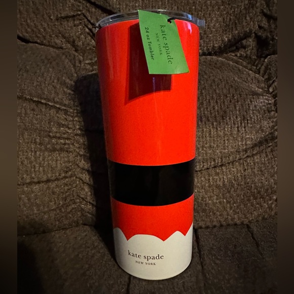 NWT KATE SPADE Santa Claus ๐
 Suit Christmas ๐ Tumbler - Picture 3 of 11